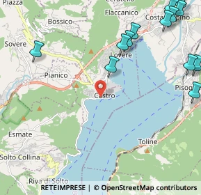 Mappa Via Giuseppe Garibaldi, 24063 Castro BG, Italia (3.15571)