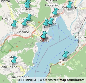 Mappa Via Giuseppe Garibaldi, 24063 Castro BG, Italia (2.18692)