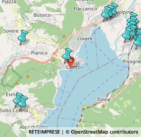 Mappa Via Giuseppe Garibaldi, 24063 Castro BG, Italia (3.33067)