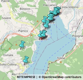 Mappa Via Giuseppe Garibaldi, 24063 Castro BG, Italia (1.6225)