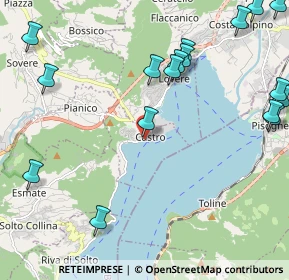 Mappa Via Giuseppe Garibaldi, 24063 Castro BG, Italia (2.83706)