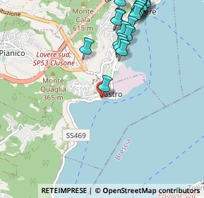 Mappa Via Giuseppe Garibaldi, 24063 Castro BG, Italia (1.2885)