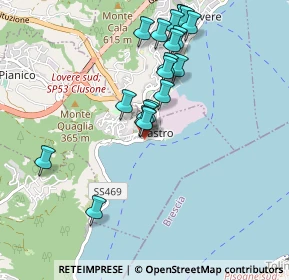 Mappa Via Giuseppe Garibaldi, 24063 Castro BG, Italia (0.9055)