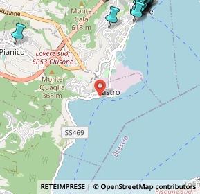 Mappa Via Giuseppe Garibaldi, 24063 Castro BG, Italia (1.759)