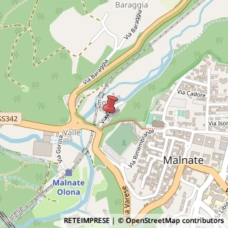 Mappa Via Zara, 2, 21046 Malnate, Varese (Lombardia)