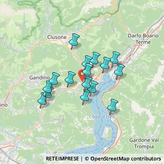Mappa Via Giosuè Carducci, 24060 Sovere BG, Italia (5.5575)