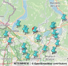 Mappa Via Como, 22031 Albavilla CO, Italia (9.453)