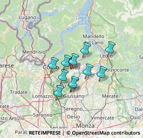 Mappa Via Como, 22031 Albavilla CO, Italia (9.13909)