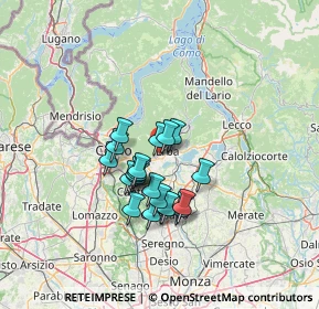 Mappa Via Como, 22031 Albavilla CO, Italia (9.879)