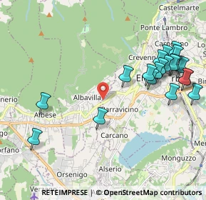 Mappa Via Como, 22031 Albavilla CO, Italia (2.3965)