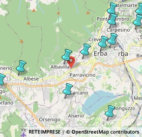 Mappa Via Como, 22031 Albavilla CO, Italia (2.71583)