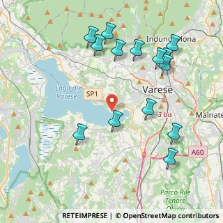 Mappa Lido della Schiranna, 21100 Varese VA, Italia (4.45857)
