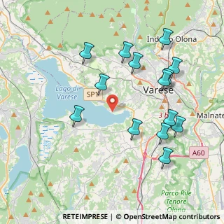 Mappa Lido della Schiranna, 21100 Varese VA, Italia (4.135)