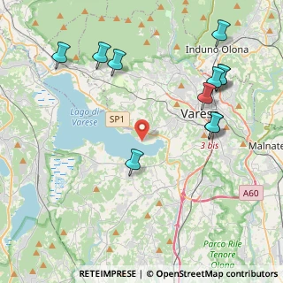 Mappa Lido della Schiranna, 21100 Varese VA, Italia (4.86727)