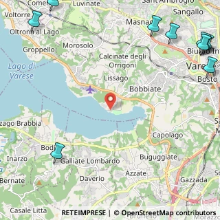 Mappa Lido della Schiranna, 21100 Varese VA, Italia (3.93727)