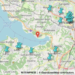Mappa Lido della Schiranna, 21100 Varese VA, Italia (3.45176)