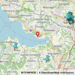 Mappa Lido della Schiranna, 21100 Varese VA, Italia (3.894)