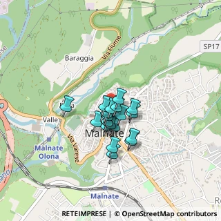 Mappa Via Macazzola, 21046 Malnate VA, Italia (0.251)