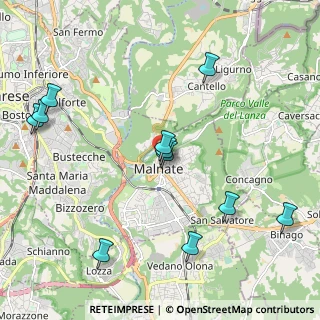 Mappa Via Macazzola, 21046 Malnate VA, Italia (2.30455)