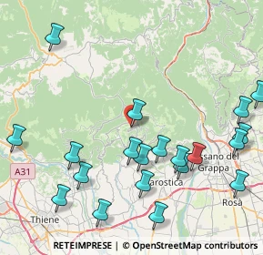 Mappa 36062 Conco VI, Italia (9.951)
