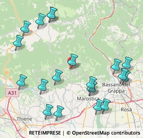 Mappa 36062 Conco VI, Italia (9.8025)