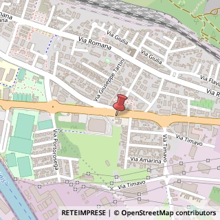 Mappa Via E. Valentinis, 61, 34074 Monfalcone, Gorizia (Friuli-Venezia Giulia)