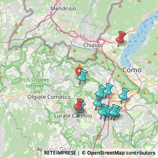 Mappa Via Salvadonica, 22020 Gironico CO, Italia (4.31083)