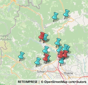 Mappa Via Cartiera di Mezzo, 36011 Arsiero VI, Italia (7.32412)