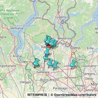 Mappa Via Riccardo Lombardi, 21100 Varese VA, Italia (8.80615)