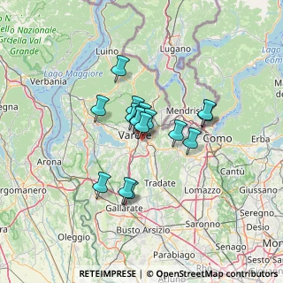 Mappa Piazza Fulvio De Salvo, 21100 Varese VA, Italia (9.05813)
