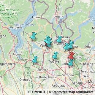 Mappa Via Riccardo Lombardi, 21100 Varese VA, Italia (11.30917)