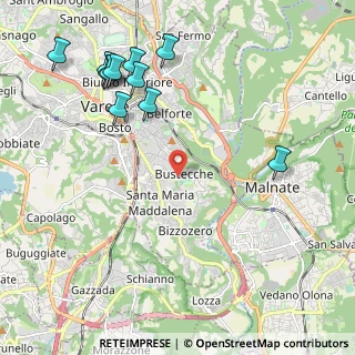 Mappa Via Riccardo Lombardi, 21100 Varese VA, Italia (2.55727)