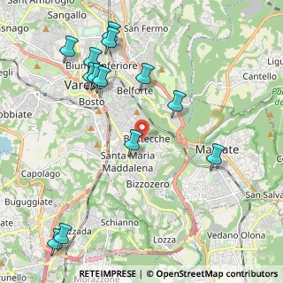 Mappa Via Riccardo Lombardi, 21100 Varese VA, Italia (2.46385)