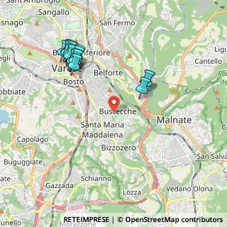 Mappa Via Riccardo Lombardi, 21100 Varese VA, Italia (2.21875)