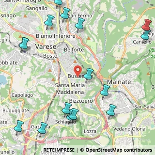 Mappa Piazza Fulvio De Salvo, 21100 Varese VA, Italia (3.07313)