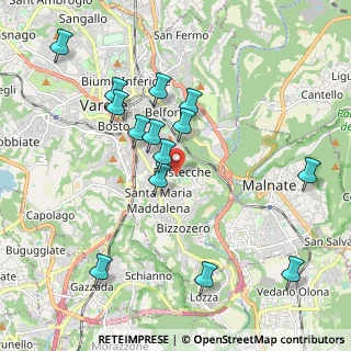 Mappa Via Riccardo Lombardi, 21100 Varese VA, Italia (2.03786)