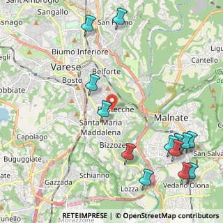 Mappa Via Riccardo Lombardi, 21100 Varese VA, Italia (2.78462)