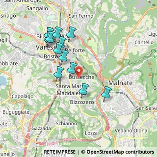 Mappa Via Riccardo Lombardi, 21100 Varese VA, Italia (1.82692)