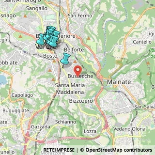 Mappa Via Riccardo Lombardi, 21100 Varese VA, Italia (2.3175)