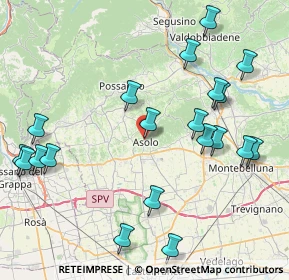 Mappa Piazza Gabriele D'Annunzio, 31010 Asolo TV, Italia (9.591)