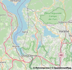 Mappa 21028 Travedona Monate VA, Italia (6.901)