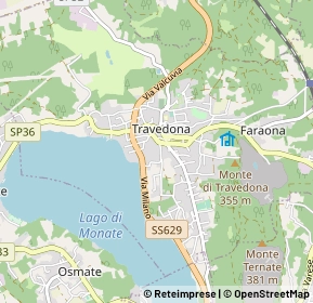 Mappa 21028 Travedona Monate VA, Italia (0.71)