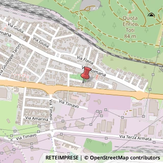 Mappa Via delle Vigne, 34, 34074 Monfalcone, Gorizia (Friuli-Venezia Giulia)