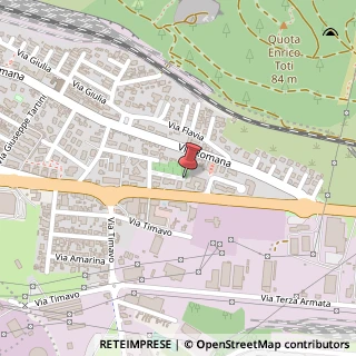 Mappa Via C. A. Colombo, 35, 34074 Monfalcone, Gorizia (Friuli-Venezia Giulia)