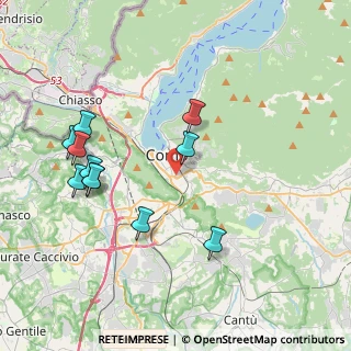 Mappa Viale Giulio Cesare, 22100 Como CO, Italia (4.04545)