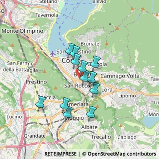 Mappa Viale Giulio Cesare, 22100 Como CO, Italia (1.26538)