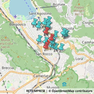 Mappa Viale Giulio Cesare, 22100 Como CO, Italia (0.5855)