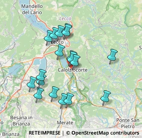 Mappa Via Attilio Galli, 23801 Calolziocorte LC, Italia (6.72611)