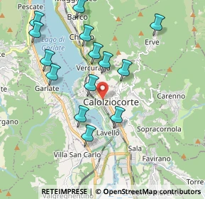 Mappa Via Attilio Galli, 23801 Calolziocorte LC, Italia (2.005)