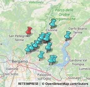 Mappa Via Andrea Fantoni, 24026 Leffe BG, Italia (8.944)